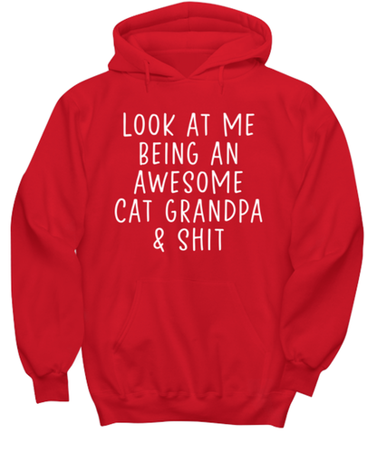 Cat Grandpa Hoodie Shirt Hooded Sweatshirt