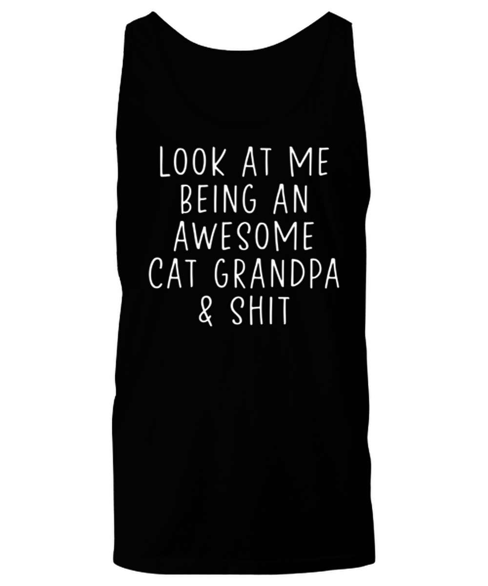 Cat Grandpa Tank Top Unisex Shirt