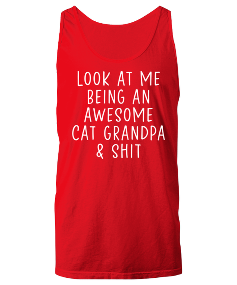 Cat Grandpa Tank Top Unisex Shirt