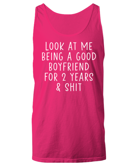 2 Years Dating Tank Top Unisex Shirt