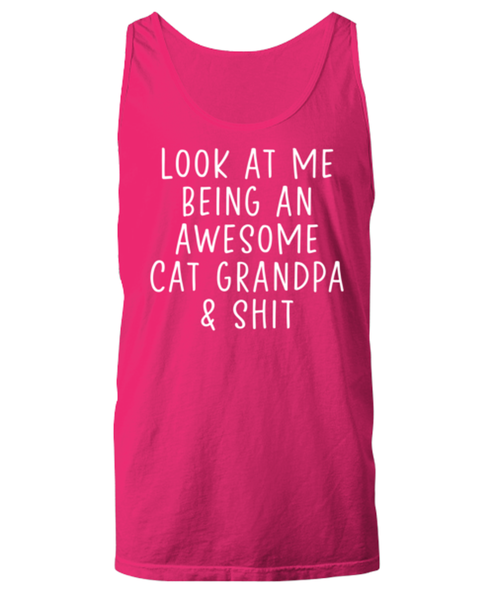 Cat Grandpa Tank Top Unisex Shirt