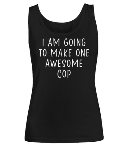 Cop Graduation Women's Tank Top Shirt