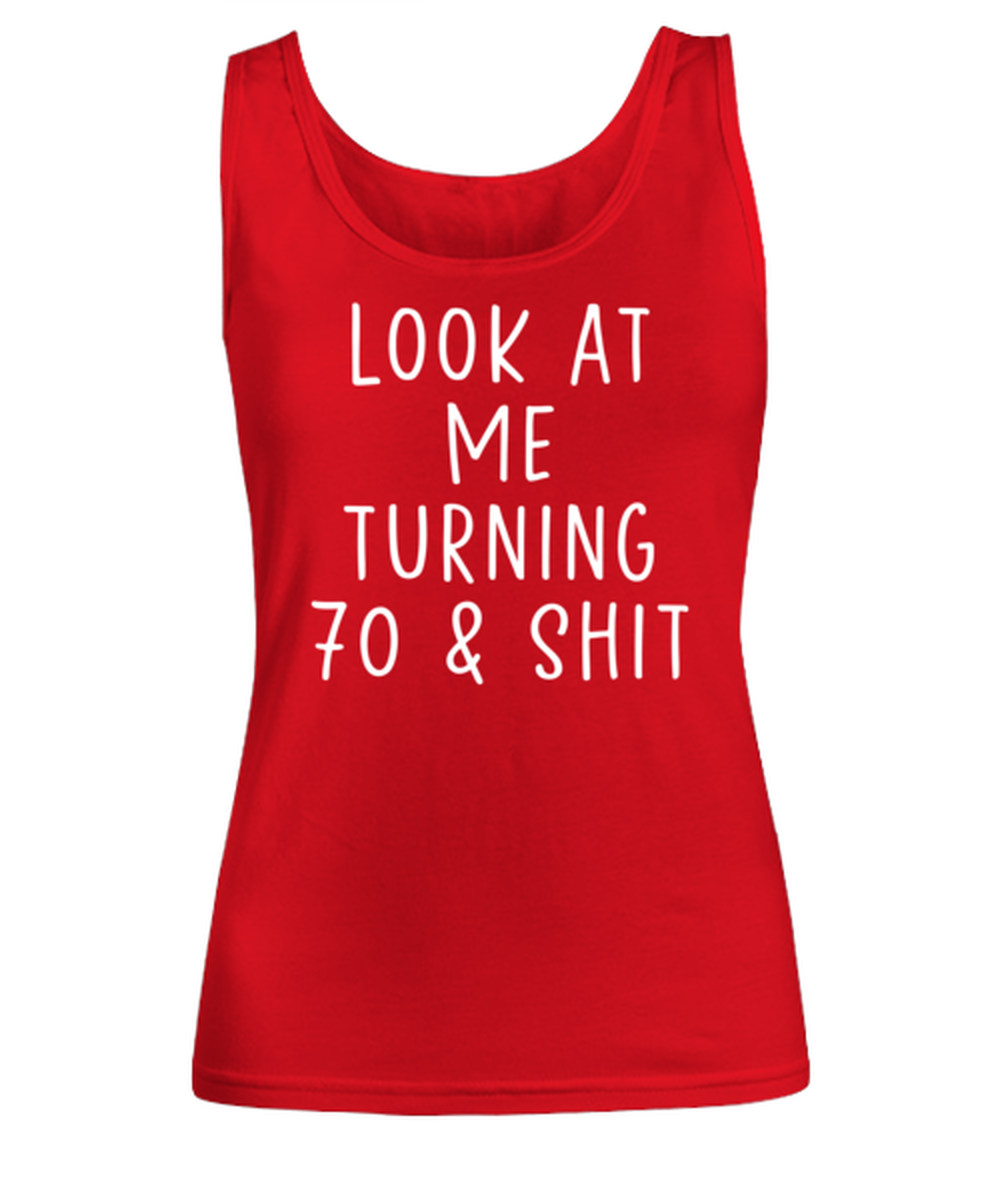 70th Birthday Women's Tank Top Shirt