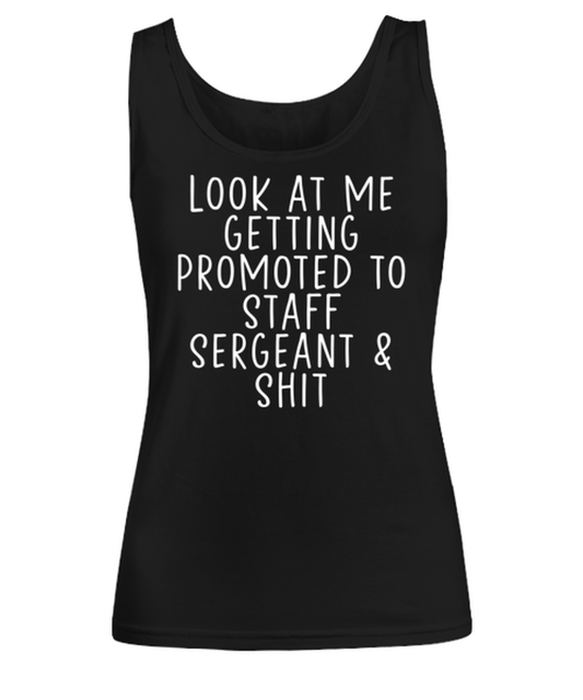 Staff Sergeant Promotion Women's Tank Top Shirt