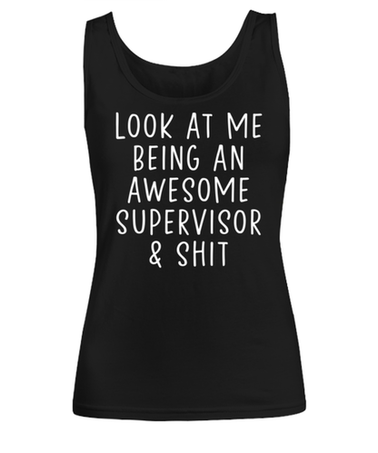 Supervisor Women's Tank Top Shirt