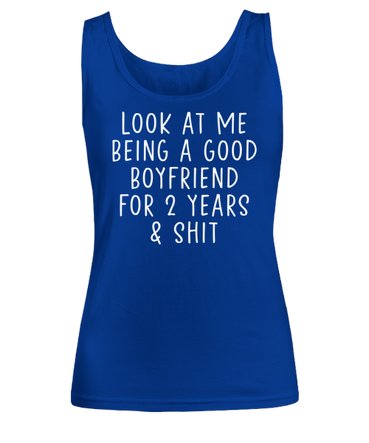 2 Years Dating Women's Tank Top Shirt