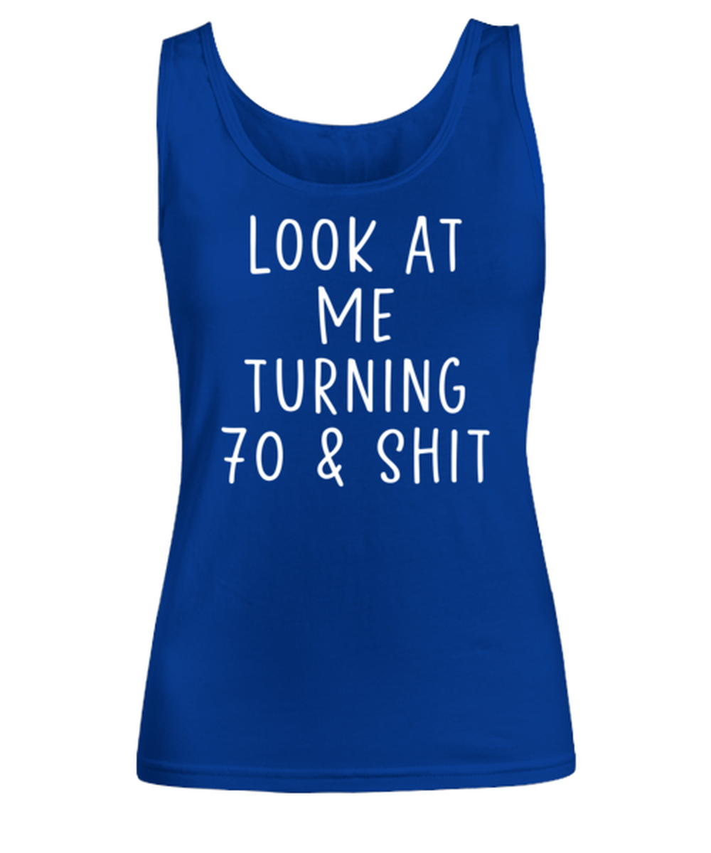 70th Birthday Women's Tank Top Shirt