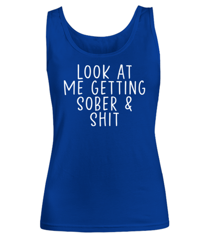 Sober Sobriety Women's Tank Top Shirt