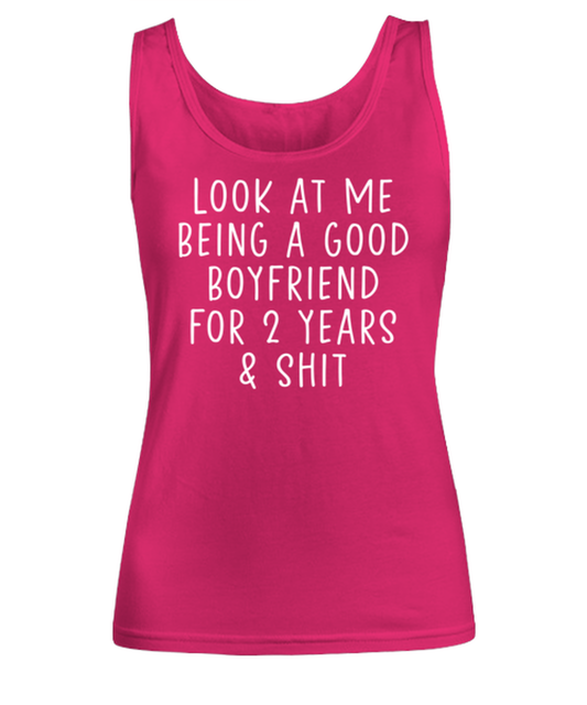 2 Years Dating Women's Tank Top Shirt