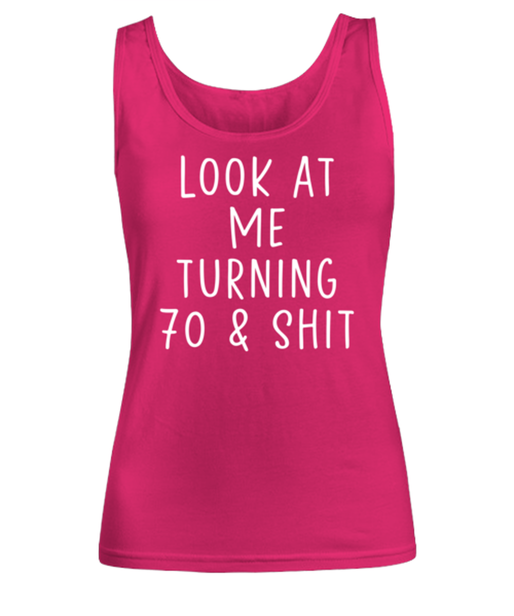 70th Birthday Women's Tank Top Shirt