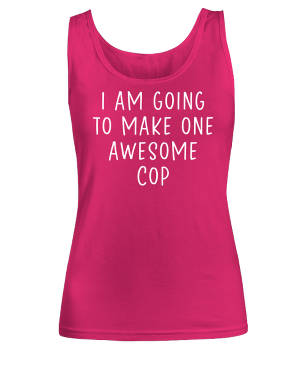 Cop Graduation Women's Tank Top Shirt