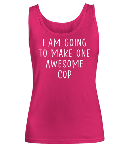 Cop Graduation Women's Tank Top Shirt