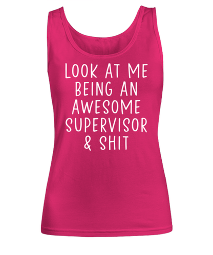 Supervisor Women's Tank Top Shirt