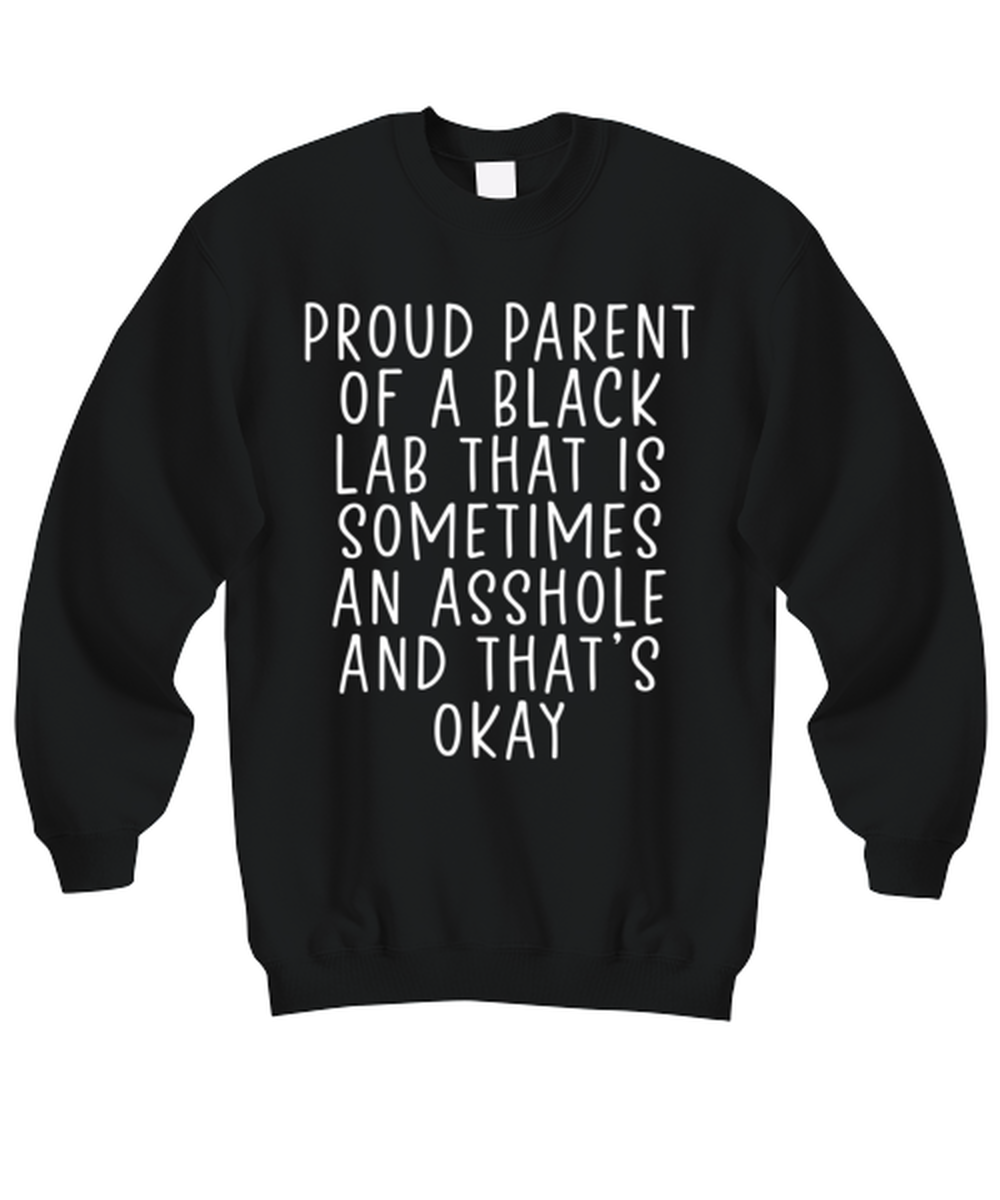 Black Lab Sweatshirt Sweater Shirt