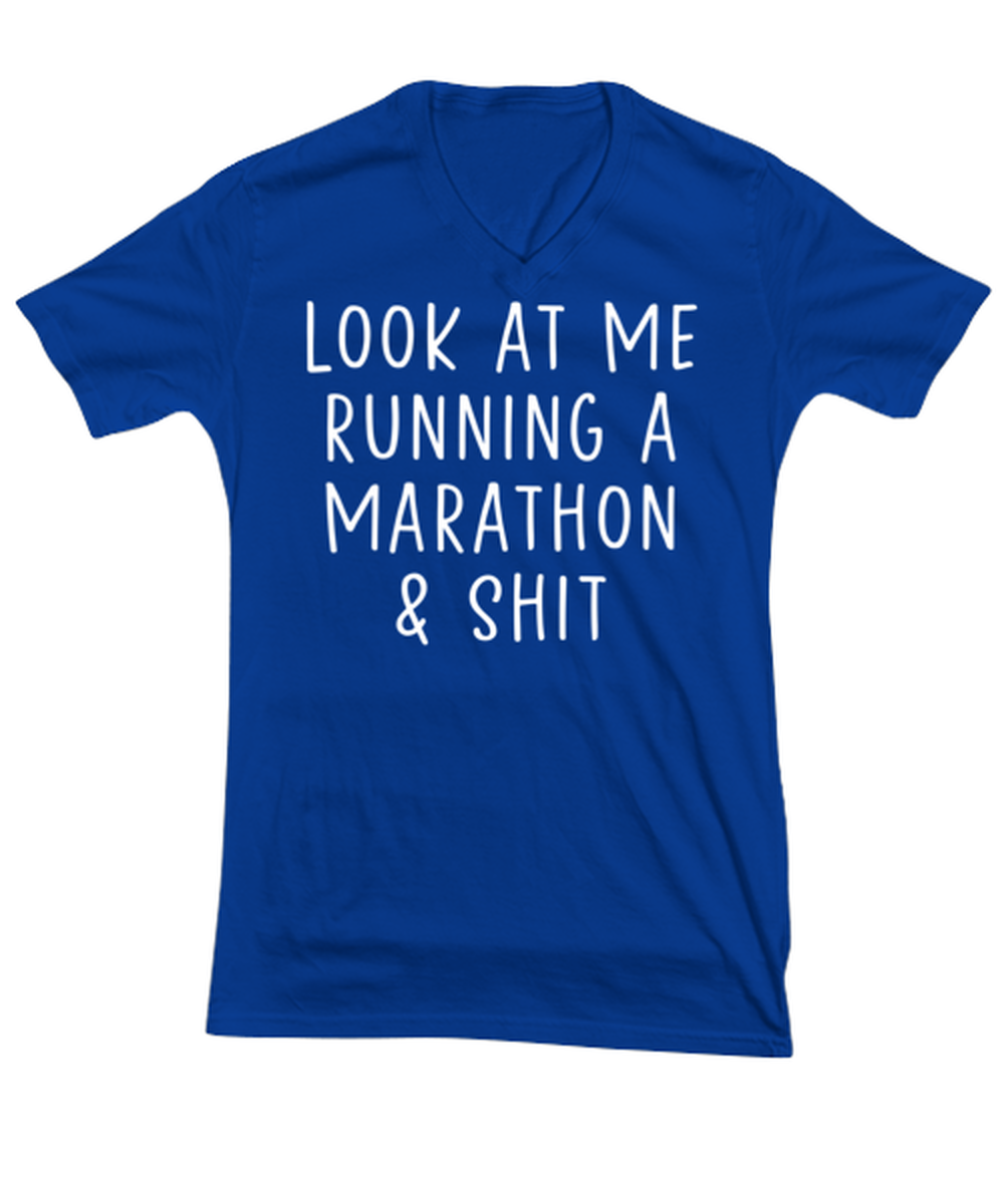 Marathon V Neck Tee Shirt Tshirt