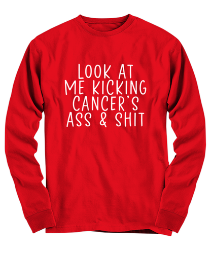 Cancer Survivor Long Sleeve Tee Shirt Longsleeve Tshirt