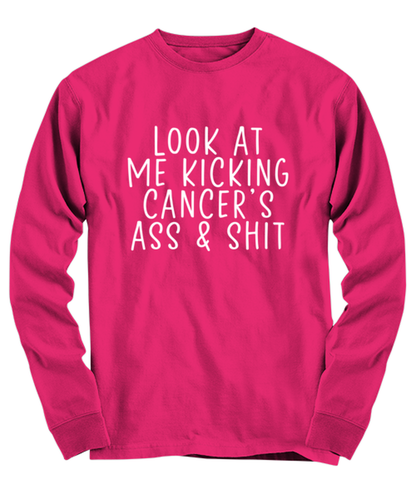 Cancer Survivor Long Sleeve Tee Shirt Longsleeve Tshirt