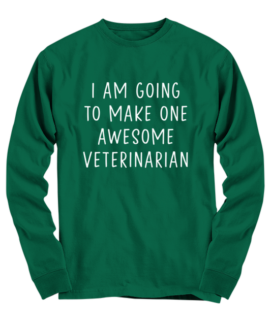 Vet Graduation Long Sleeve Tee Shirt Longsleeve Tshirt