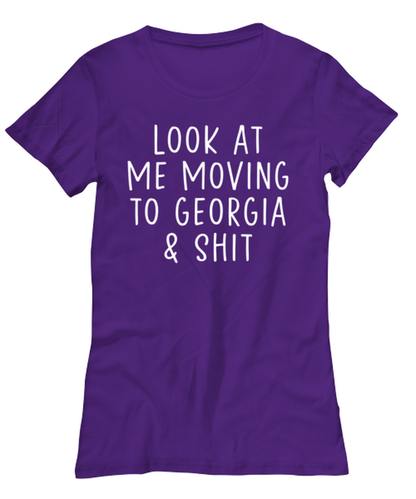 Moving to Georgia Women's Tee Shirt Tshirt