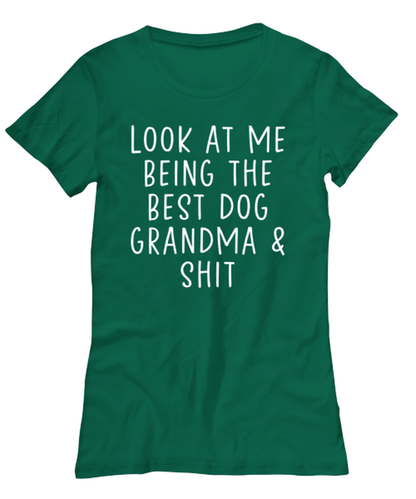 Dog Grandma Women's Tee Shirt Tshirt