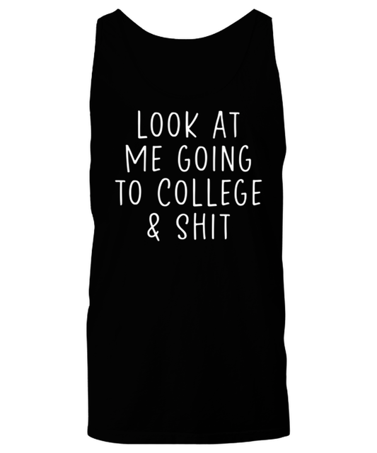 College Student Unisex Tank Top Tank Shirt