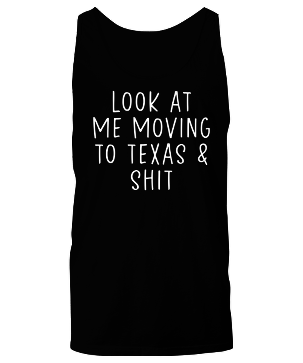 Moving to Texas Unisex Tank Top Tank Shirt