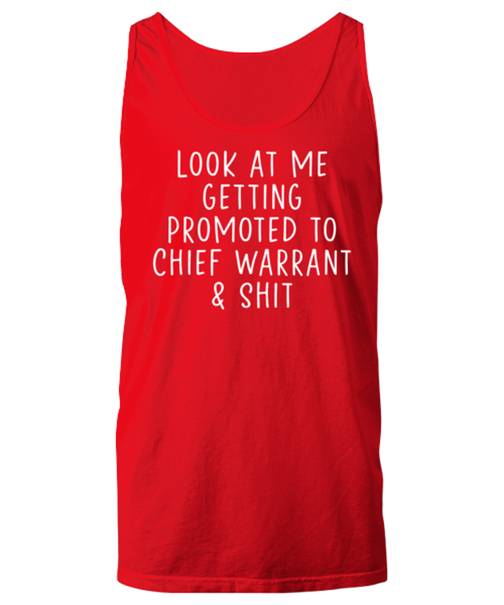 Chief Warrant Promotion Unisex Tank Top Tank Shirt