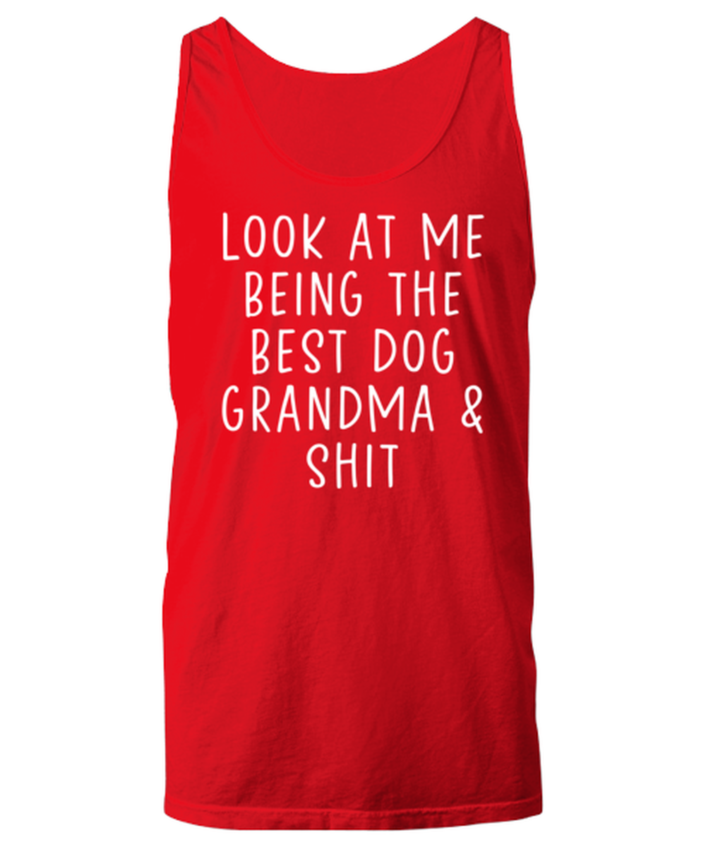 Dog Grandma Unisex Tank Top Tank Shirt