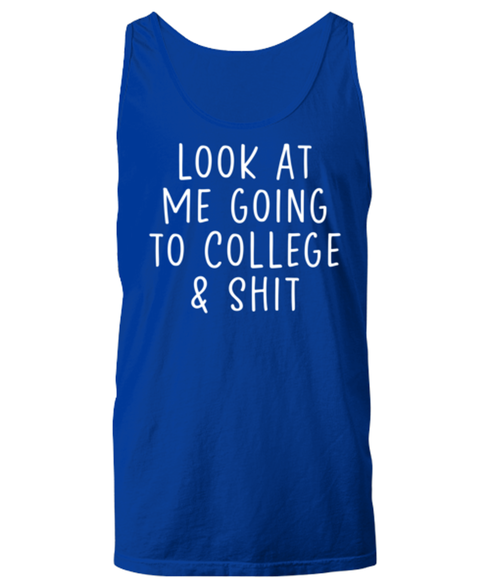 College Student Unisex Tank Top Tank Shirt