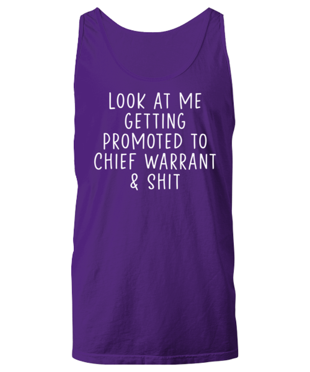 Chief Warrant Promotion Unisex Tank Top Tank Shirt