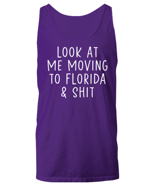 Moving to Florida Unisex Tank Top Tank Shirt