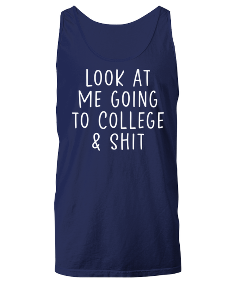 College Student Unisex Tank Top Tank Shirt