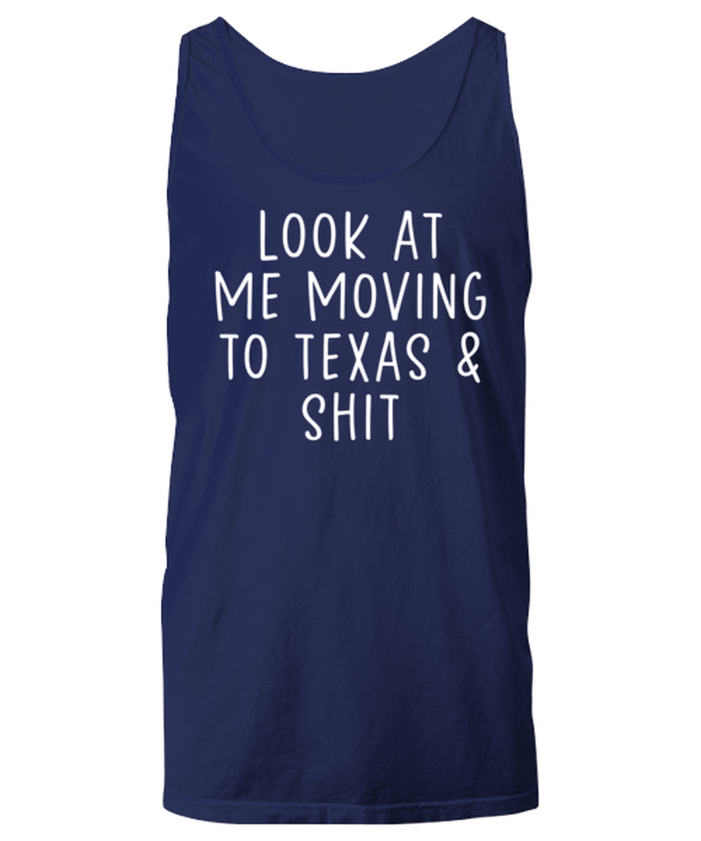 Moving to Texas Unisex Tank Top Tank Shirt