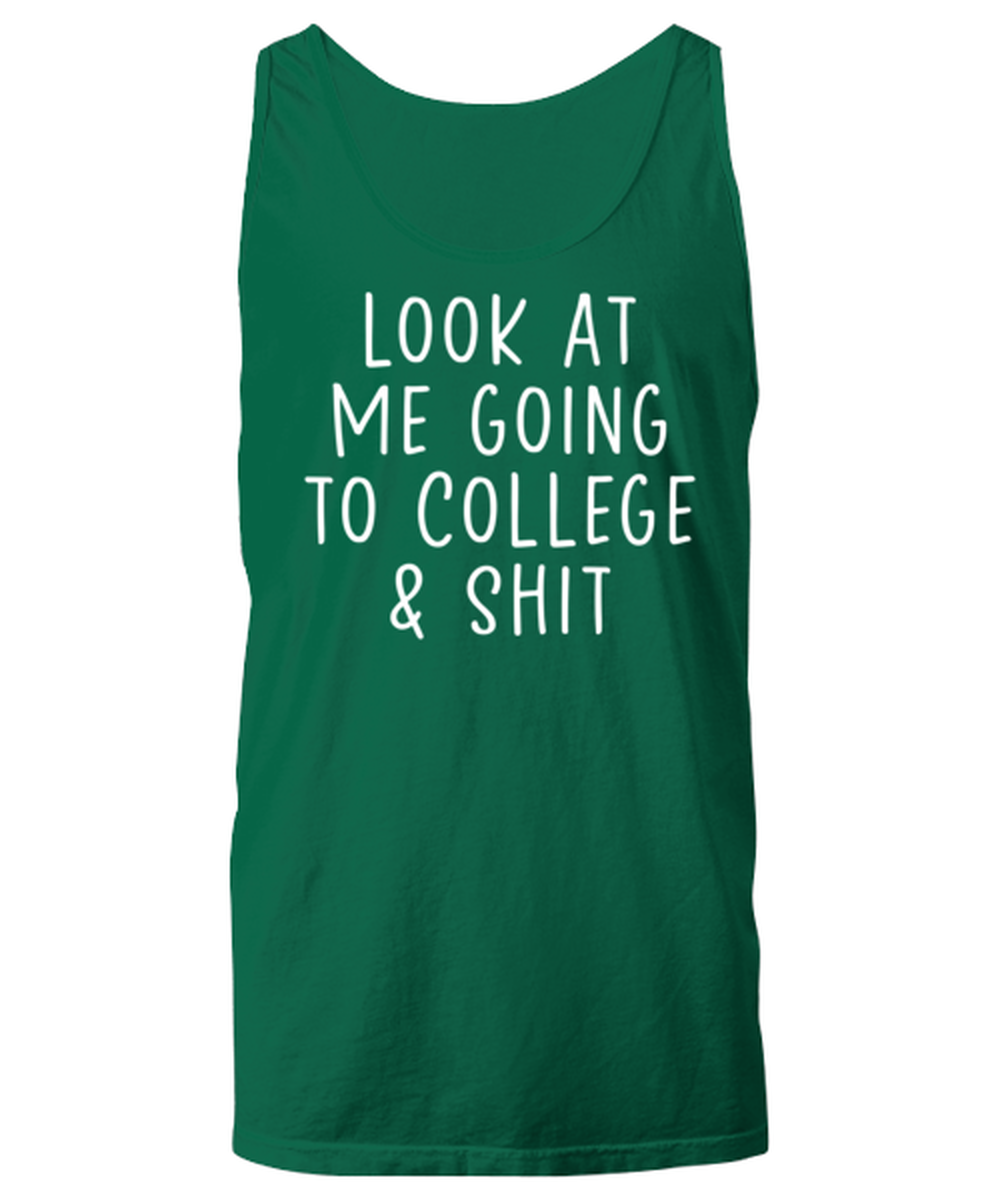 College Student Unisex Tank Top Tank Shirt