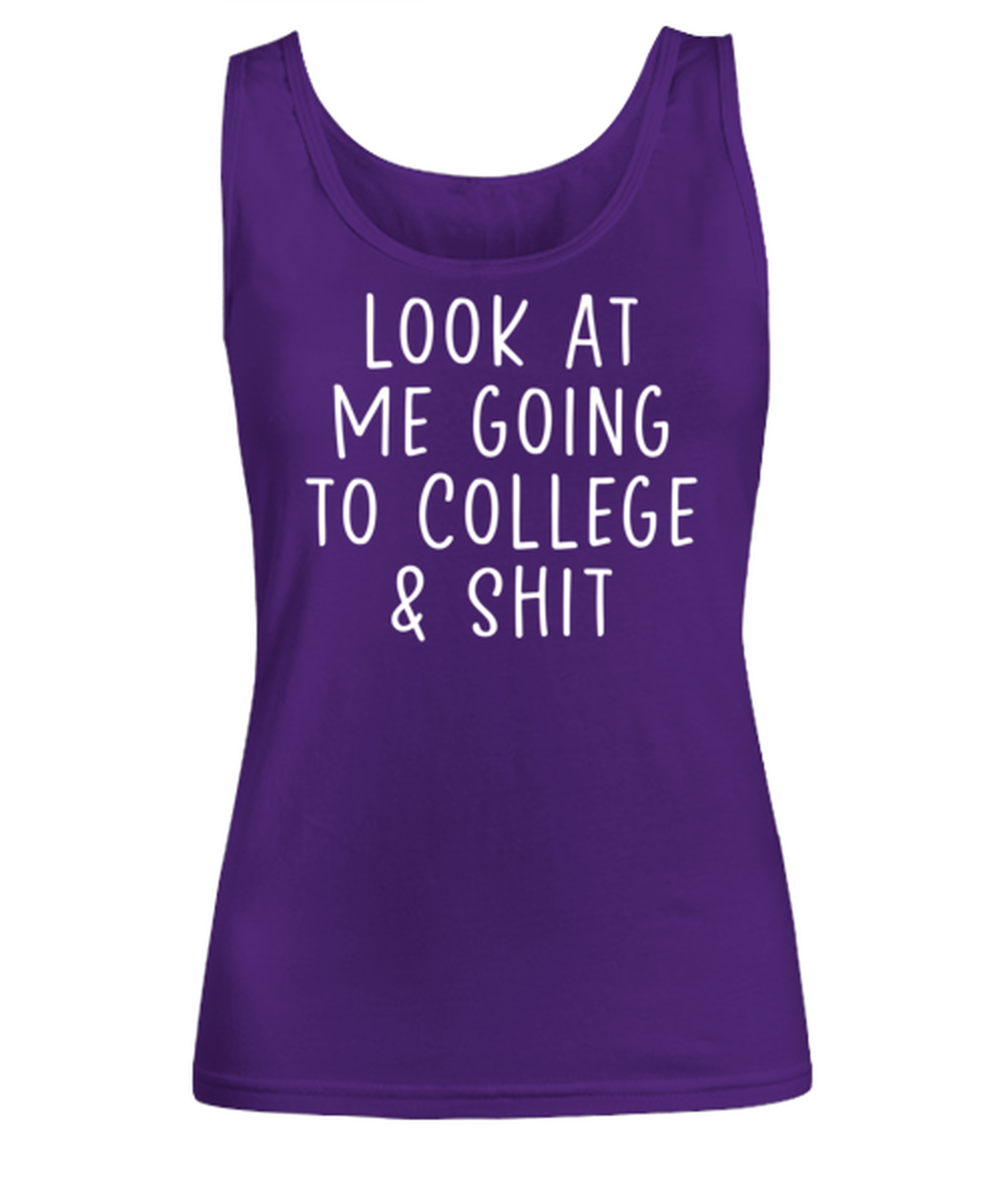 College Student Women's Tank Top Tank Shirt