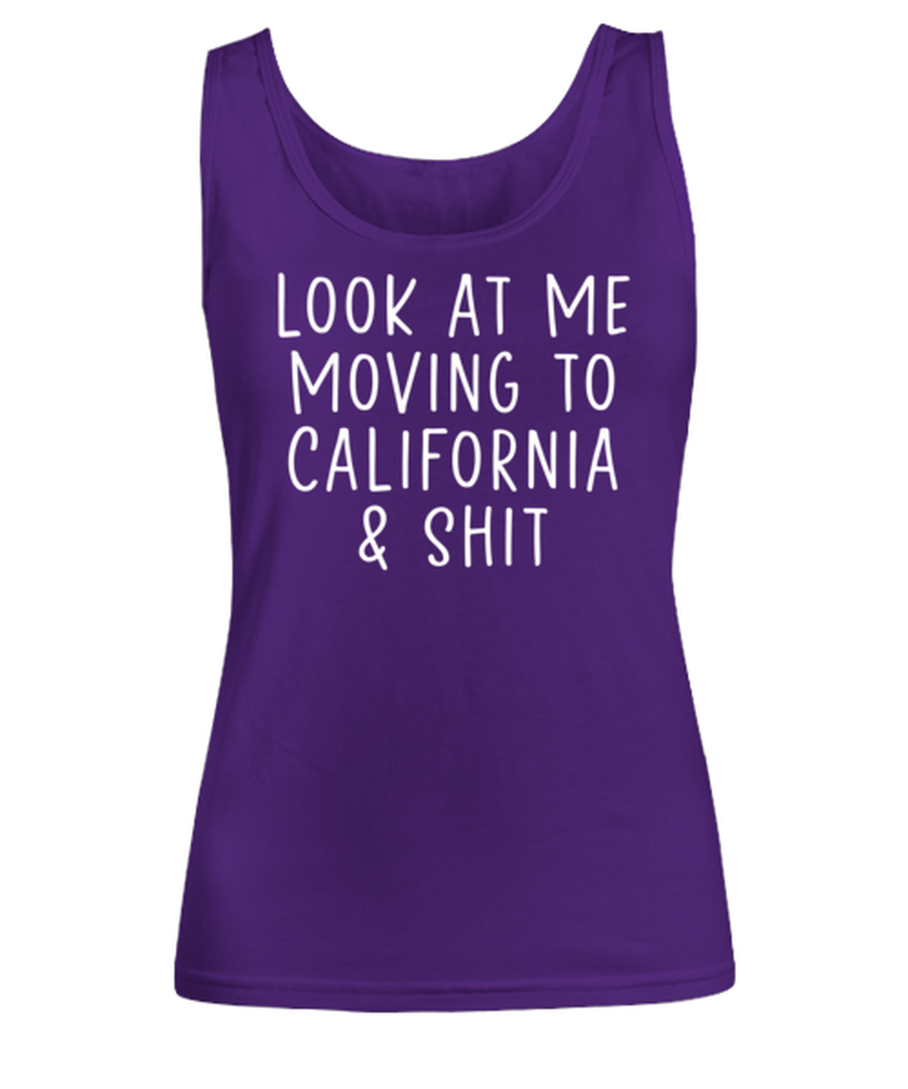 Moving to California Women's Tank Top Tank Shirt