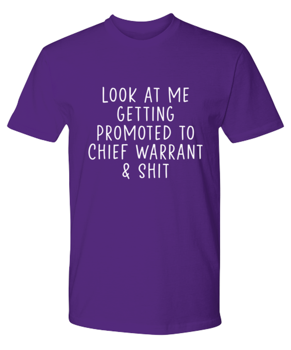 Chief Warrant Promotion Tee T Shirt Tshirt