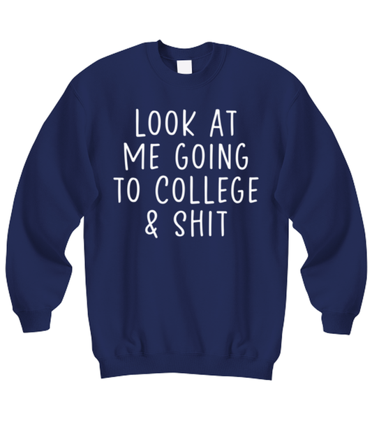 College Student Sweatshirt Sweater Shirt