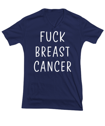 Breast Cancer Survivor V Neck Tee Shirt Vneck Tshirt