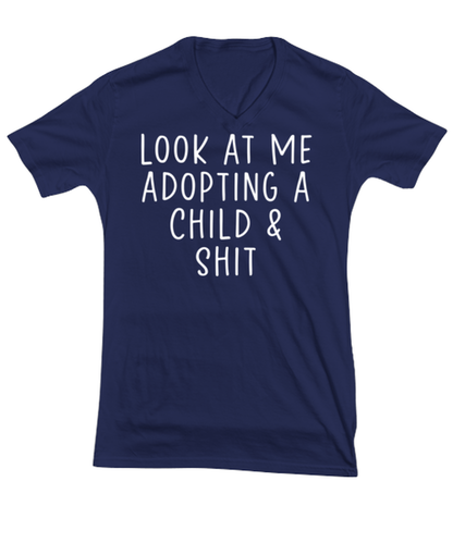 Child Adoption V Neck Tee Shirt Vneck Tshirt