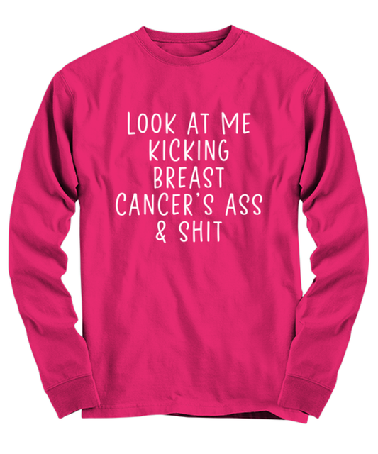 Breast Cancer Survivor Long Sleeve Tee Shirt Longsleeve Tshirt