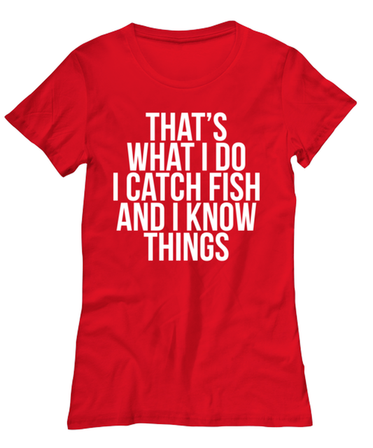 Fishing Fisherman Women's Tee Shirt Woman Tshirt