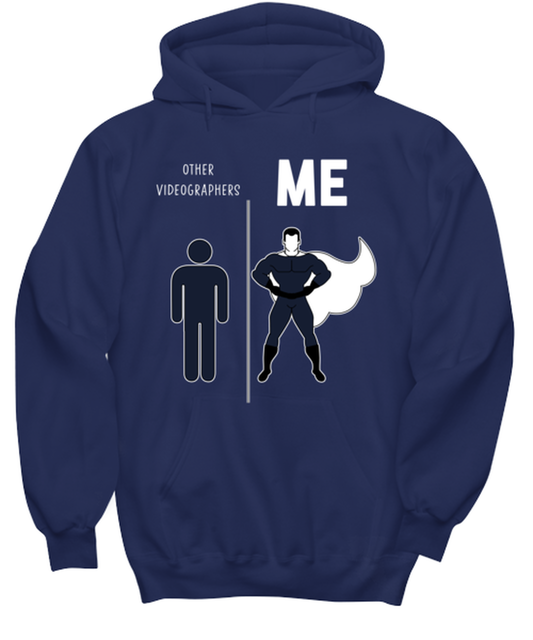 Videographer Hoodie Hooded Tshirt