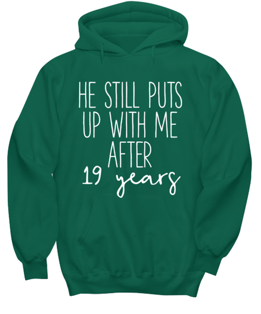 19th Anniversary Hoodie Hooded Tshirt