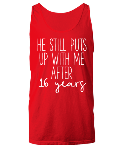 16th Anniversary Unisex Tank Top Shirt