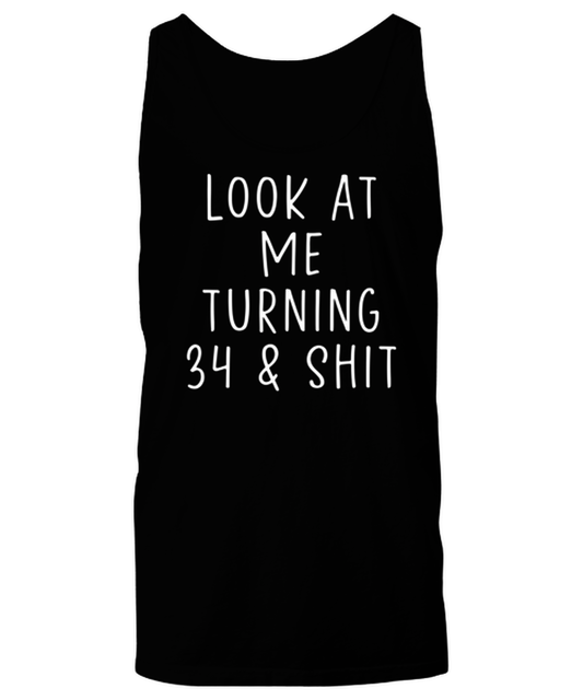 34th Birthday Unisex Tank Top Shirt