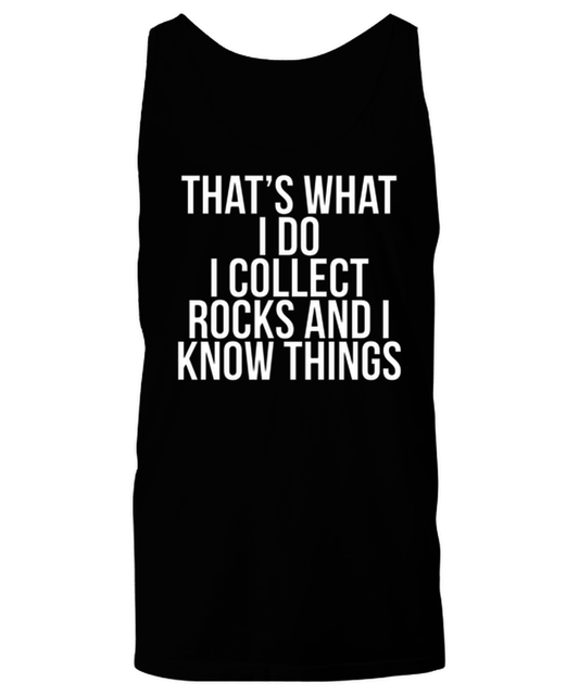 Rock Collector Unisex Tank Top Shirt