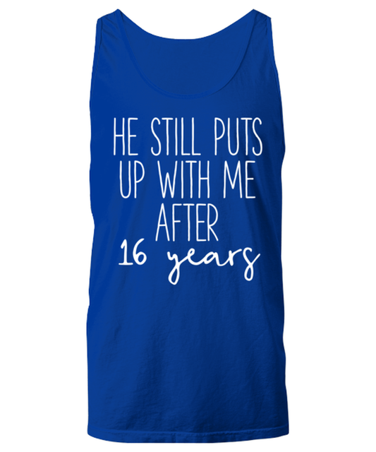 16th Anniversary Unisex Tank Top Shirt