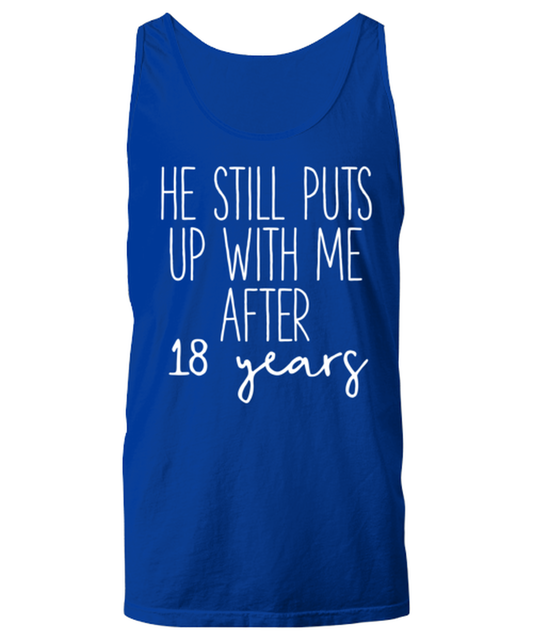 18th Anniversary Unisex Tank Top Shirt