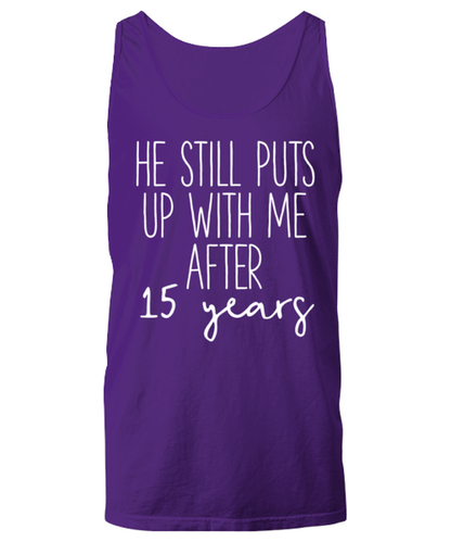 15th Anniversary Unisex Tank Top Shirt